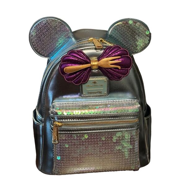 NWT DISNEY CRUISE LINE LOUNGEFLY LITTLE MERMAID MINI BACKPACK DCL ARIEL 2022 - Picture 1 of 6